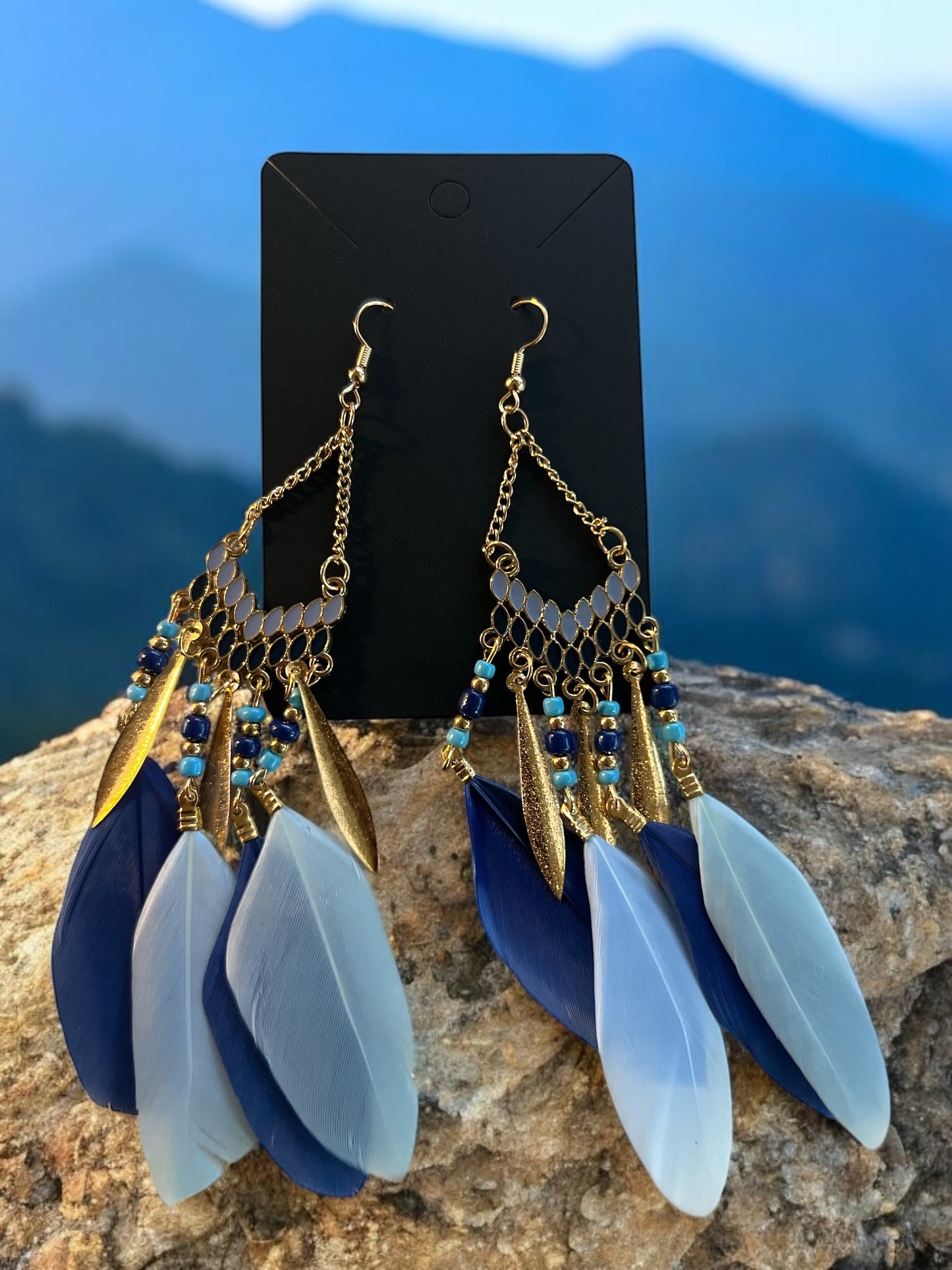 "Unleash your inner free spirit with our Boho Bliss Earrings